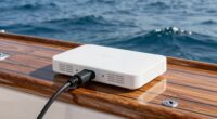 secure marine router placement
