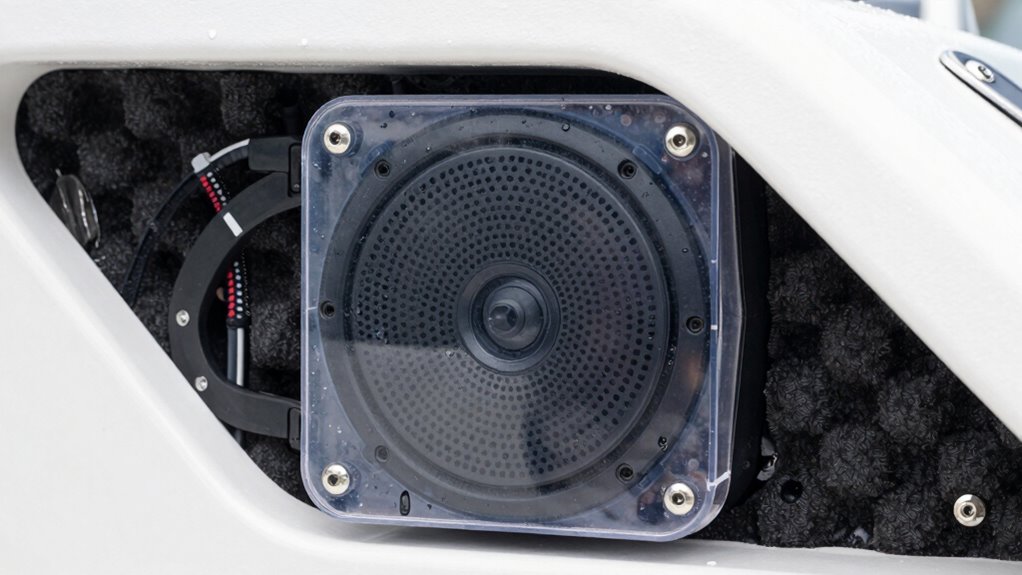 secure marine speaker mounting