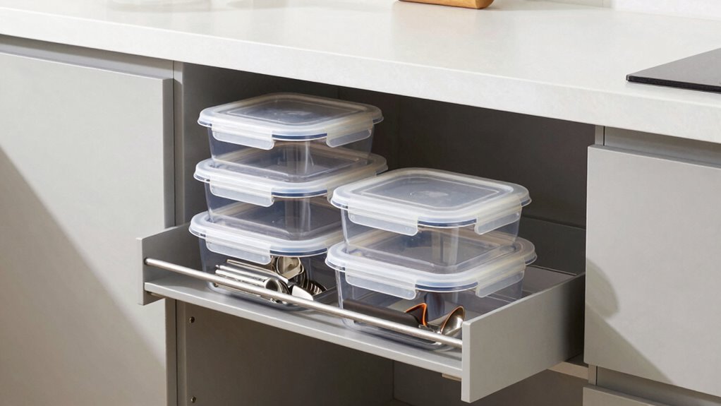 secure space saving containers