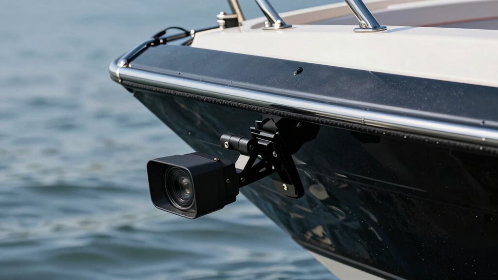 secure unobstructed camera installation