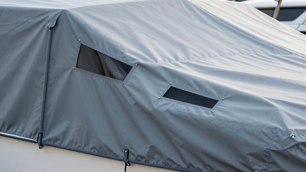 secure vents support poles