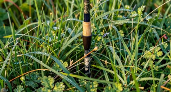 securely anchor amidst vegetation