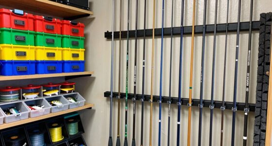 securely organize fishing gear