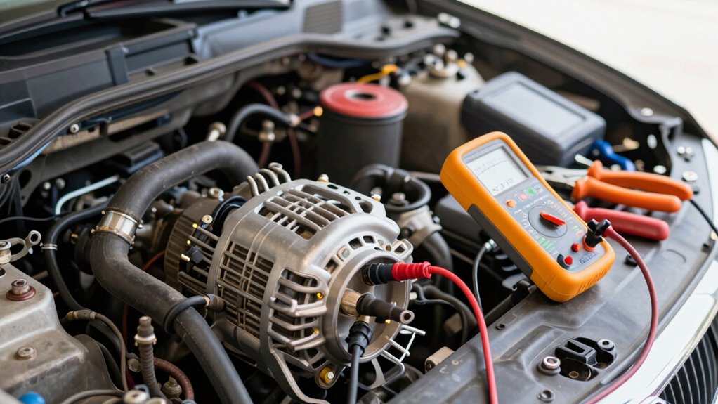 seek mechanic for alternator issues