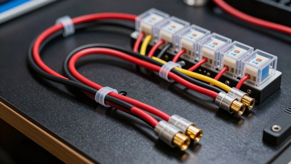 select appropriate wiring components