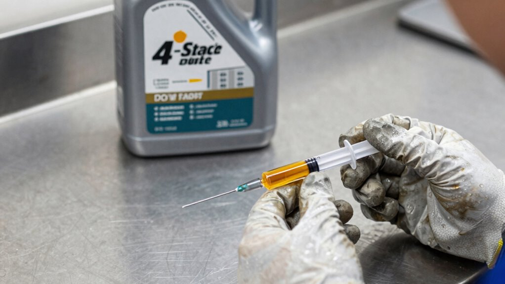 select correct oil quantity