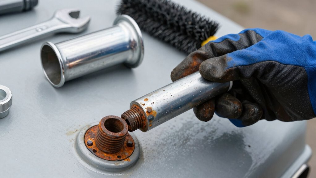 signs of anode deterioration