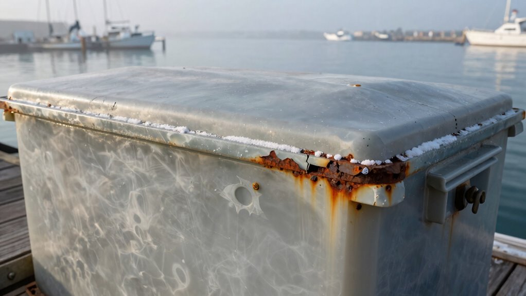 signs of dock box deterioration