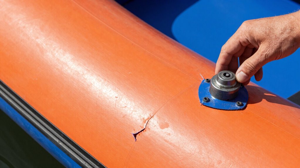 signs of inflatable boat deterioration