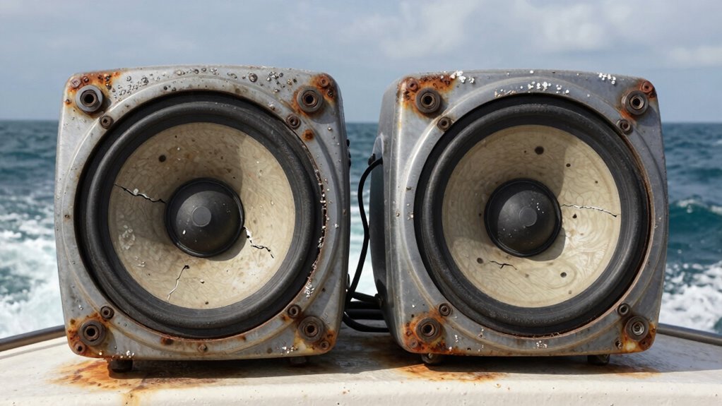 signs of marine speaker failure