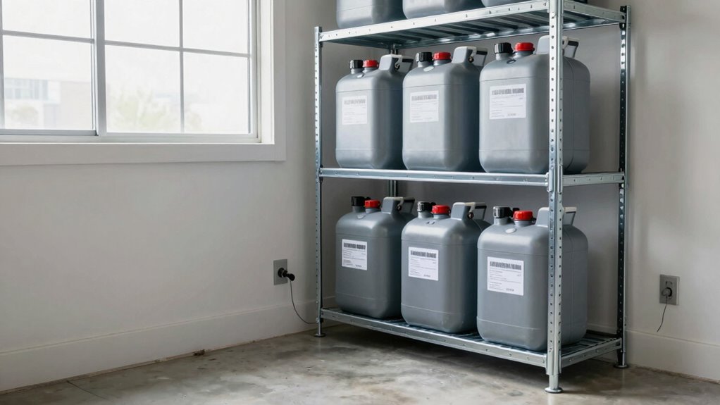 store fuel safely and ventilated