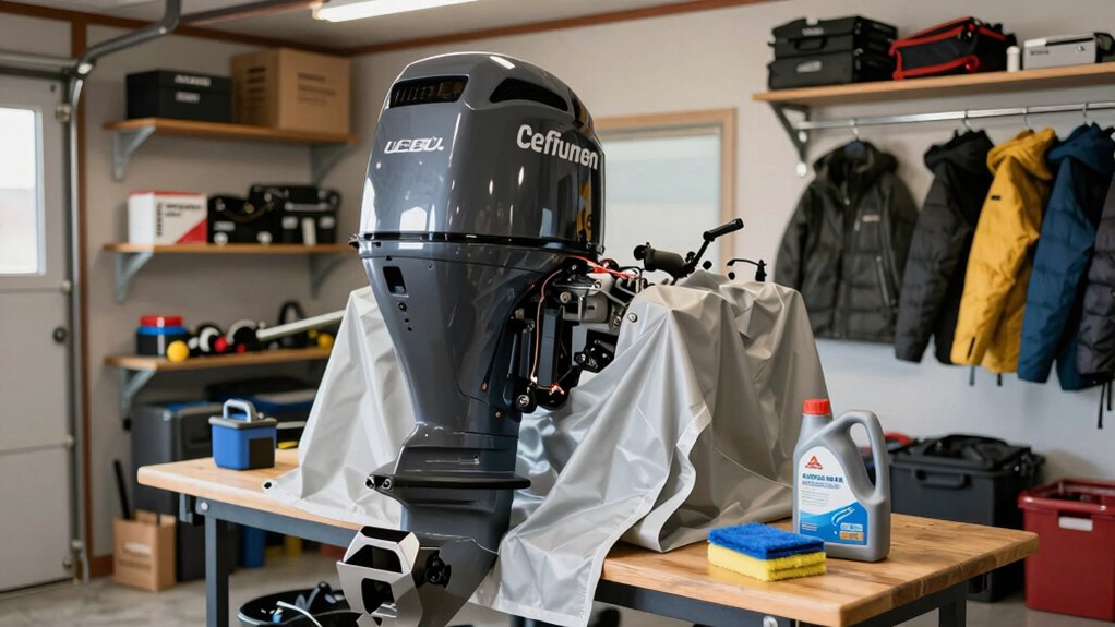 store outboard in dry storage