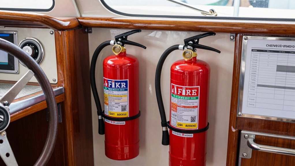 strategic accessible fire extinguisher placement