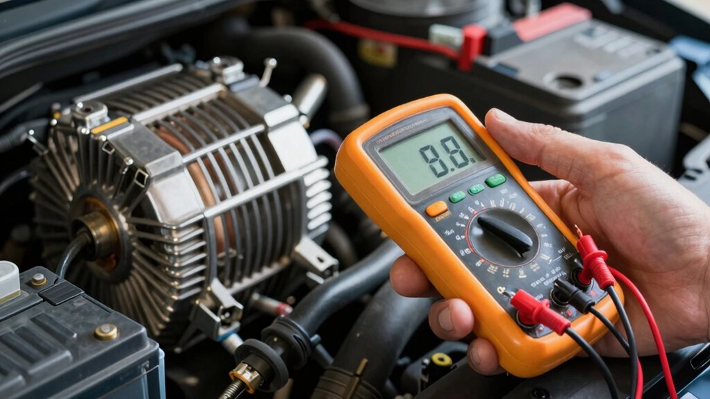 test alternator and battery