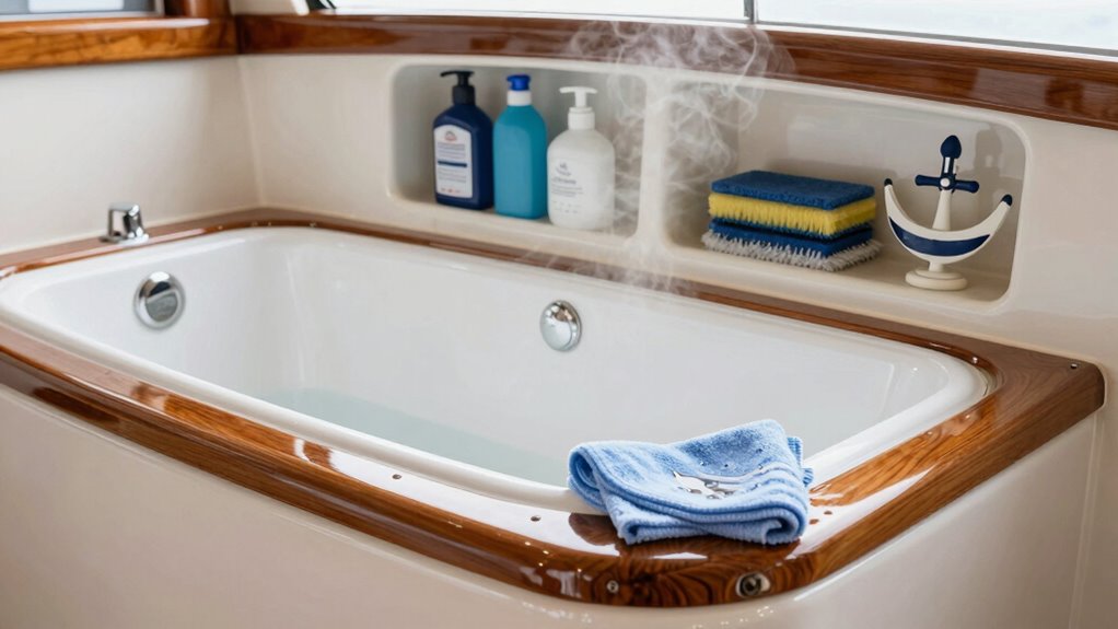thorough boat cleaning routine
