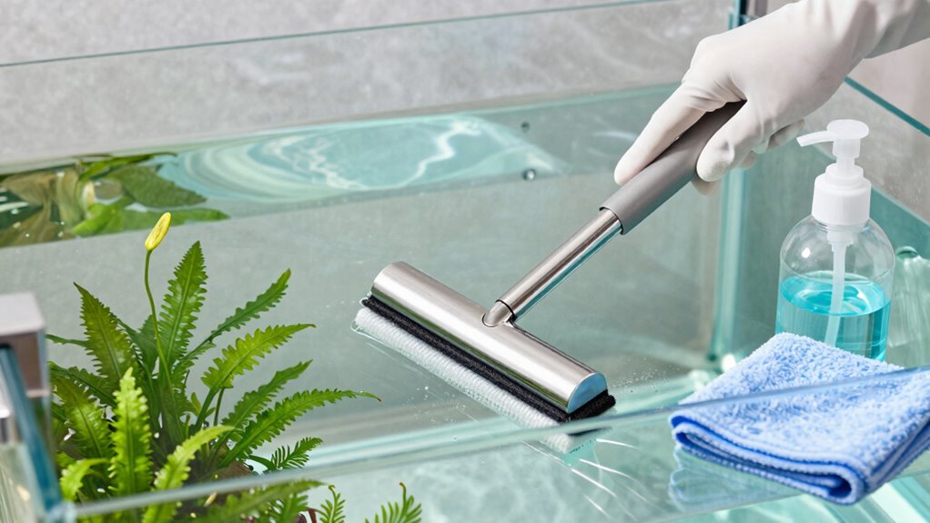 thorough residue free tank cleaning