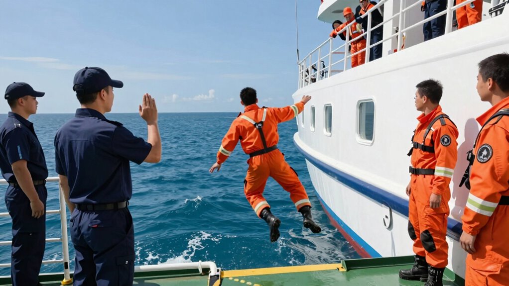 three man overboard commands