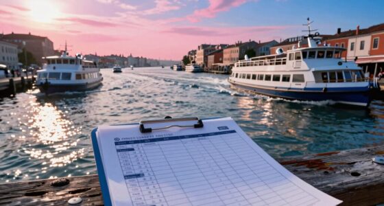 timing checklist for crossing