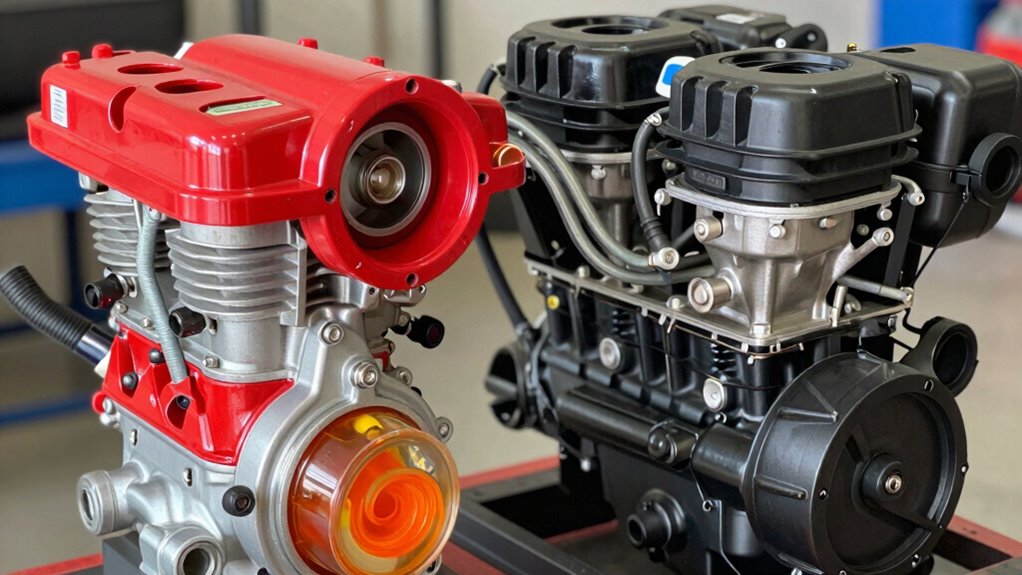 two stroke oil fuel mixing