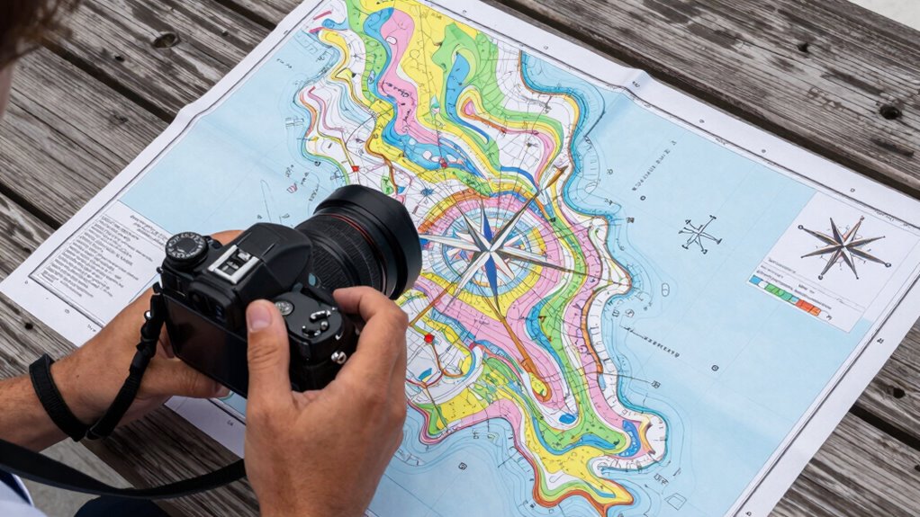 use compass and coordinates