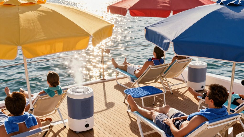 use portable cooling devices