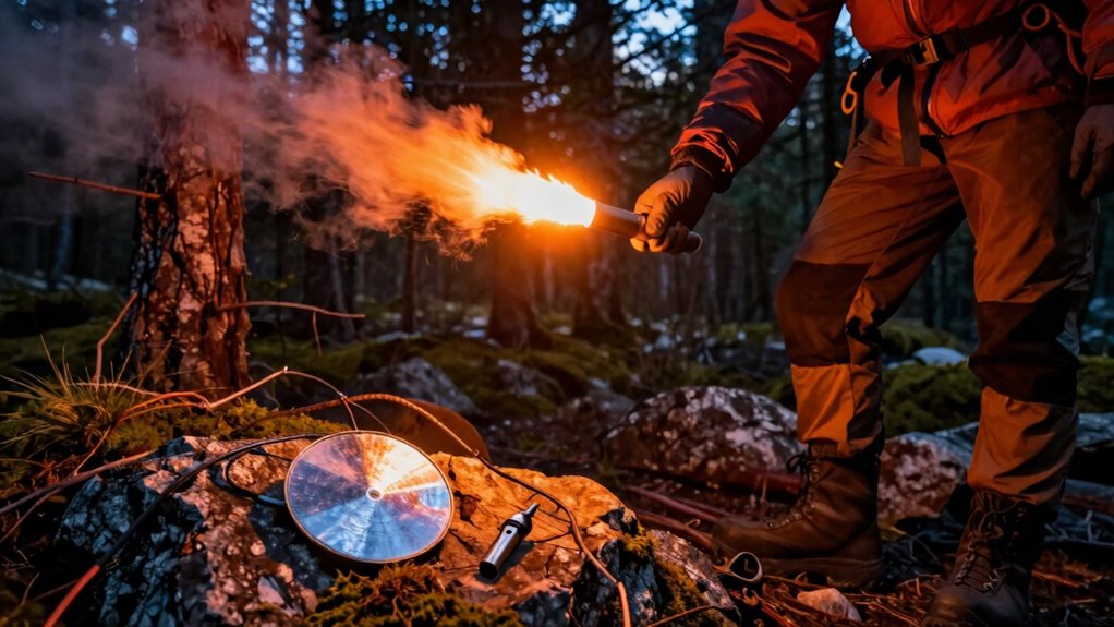 use proper emergency signaling