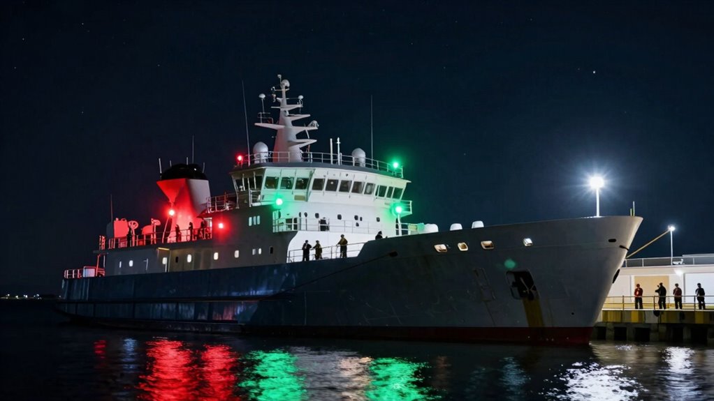 verify vessel lighting compliance