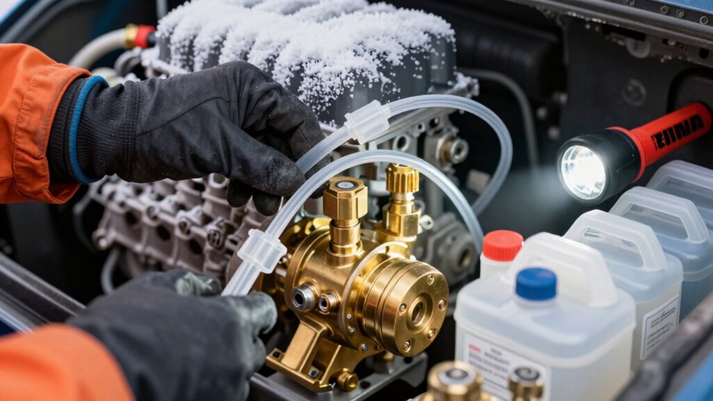 verify winterization effectiveness