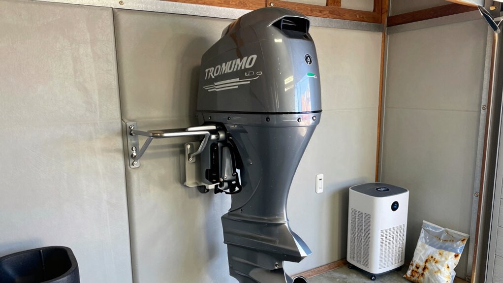 vertical storage prevents corrosion