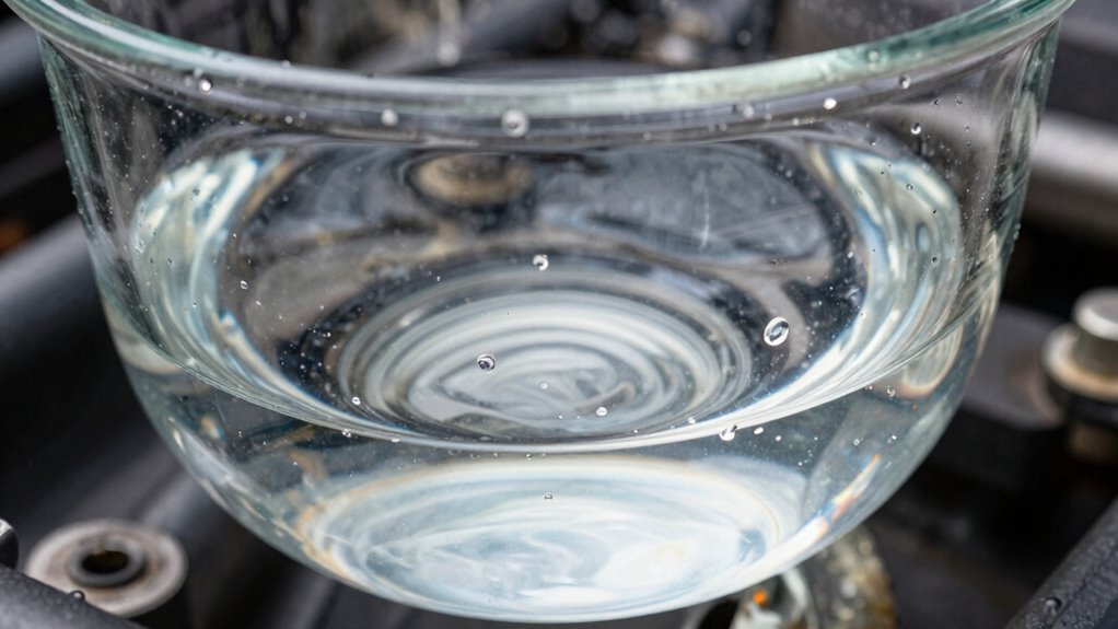 water causes engine damage