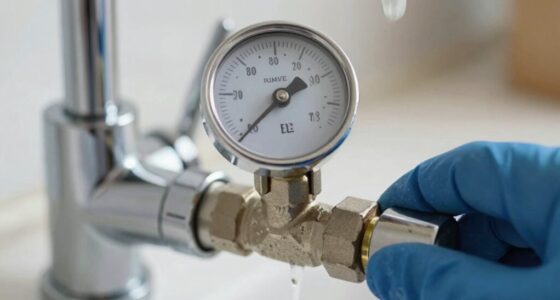 water pressure drops under load