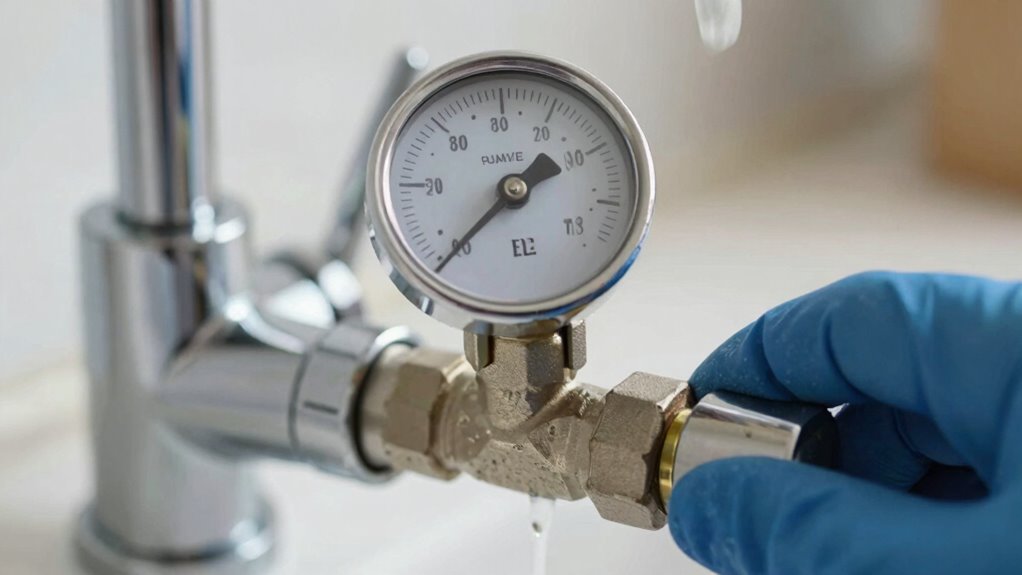 water pressure drops under load