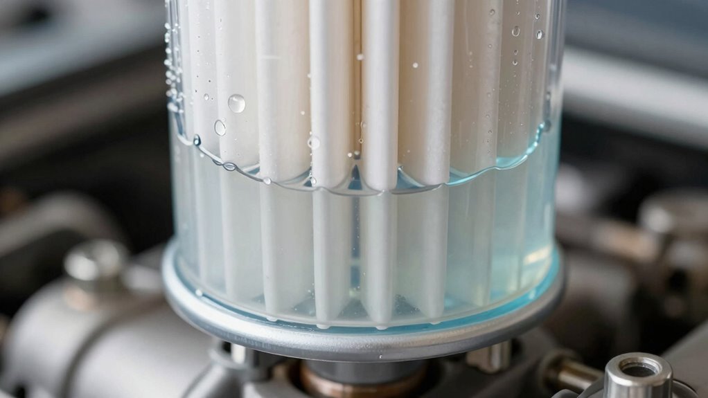 water removal through filtration