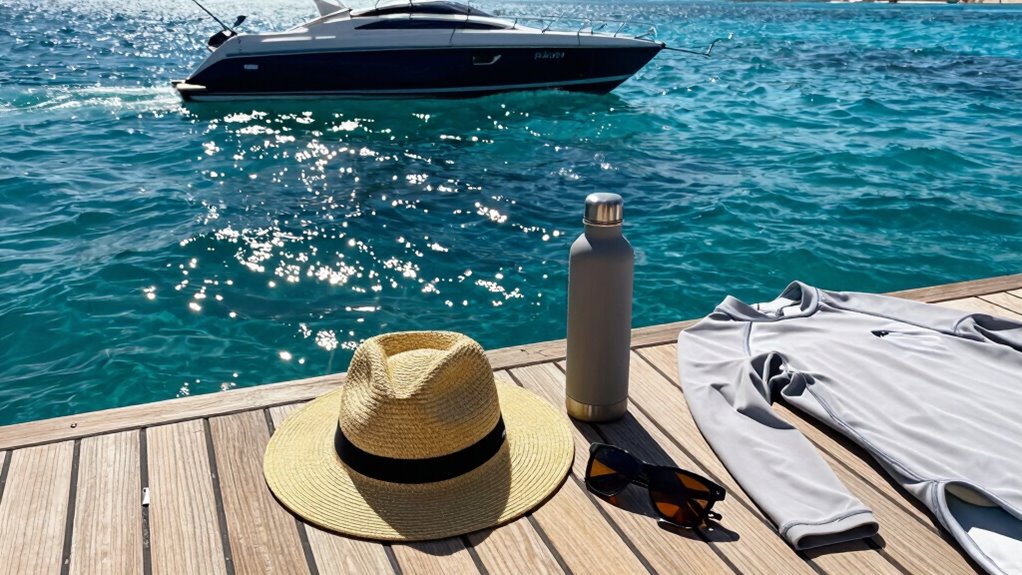 waterproof sunscreen and protective gear