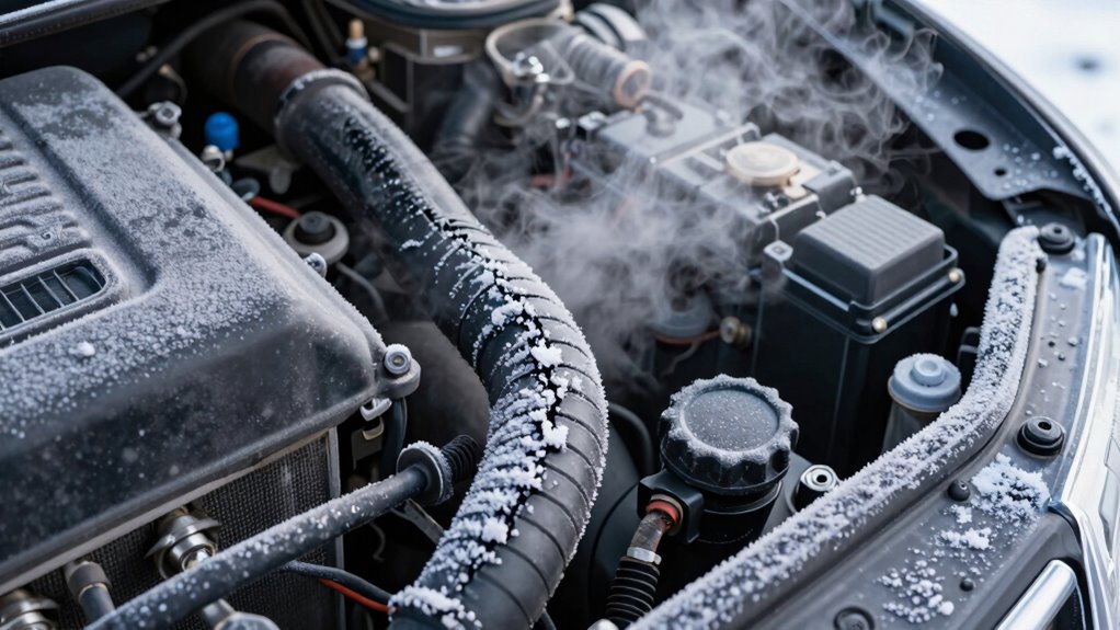 winter engine warning signs