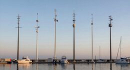 top boat antenna masts