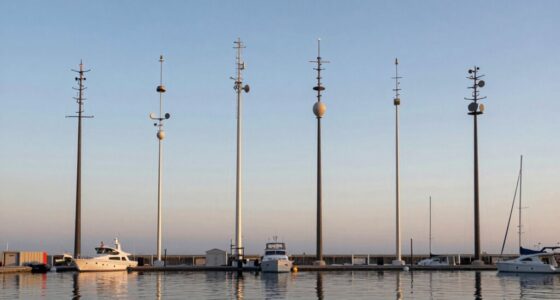 top boat antenna masts