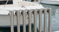 top boat cover support poles