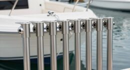 top boat cover support poles
