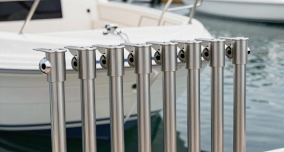 top boat cover support poles