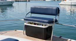 top boat leaning post coolers