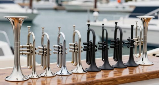 top dual trumpet boat horns
