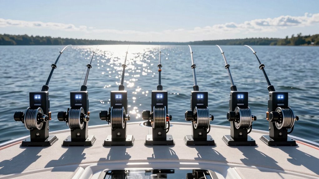 top electric downrigger pairs