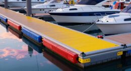 top floating dock bumper systems