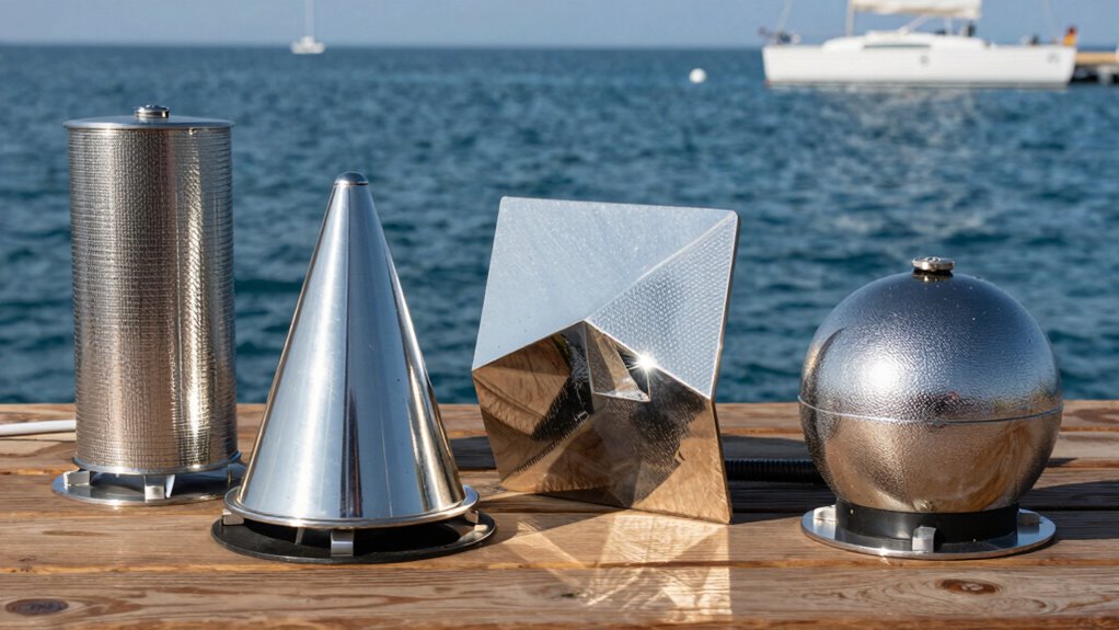 top marine radar reflectors