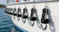 top transom tie downs