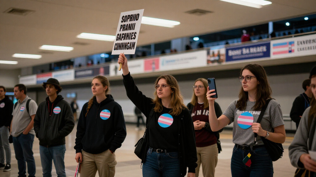 Trans Activists Clash With Sophie Cunningham Supporters At WNBA Game
